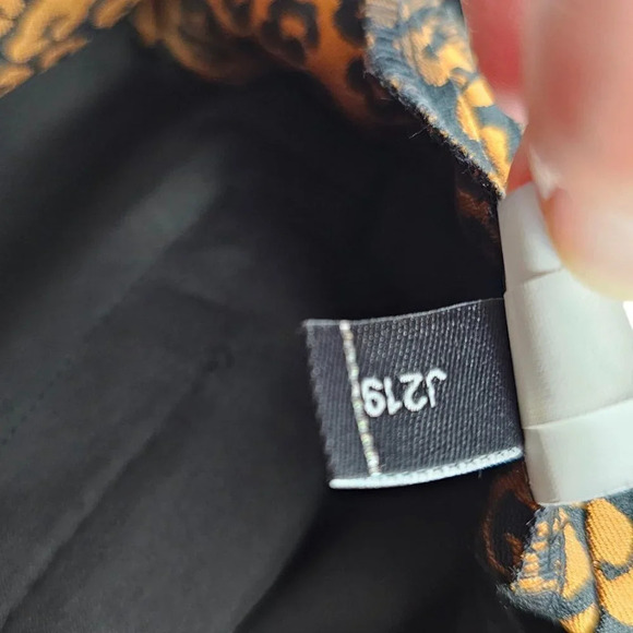 Kate  Spade Women's Flora Leopard Jacquard Print Crop Pants Size 2 NWT - Picture 12 of 12